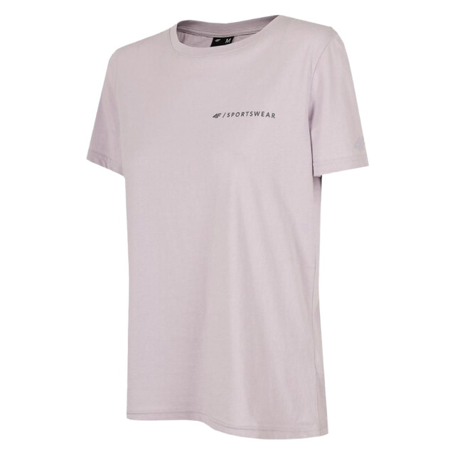 4F Dames t-shirt met rugprint UTPP1581_violet large 4F Dames t-shirt met rugprint UTPP1581_violet large