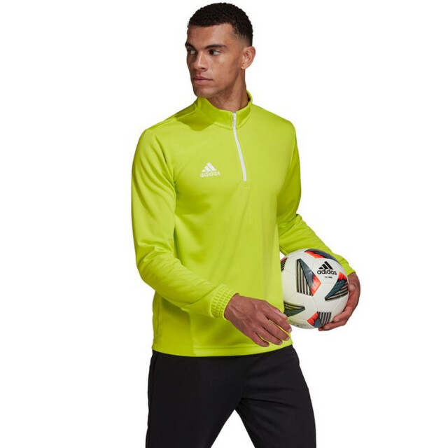 Adidas Heren entrada 22 sweatshirt met halve rits UTPP1421_green large Adidas Heren entrada 22 sweatshirt met halve rits UTPP1421_green large