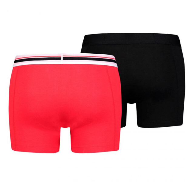 Puma Heren boxershorts met placed logo (set van 2) UTPP1416_blackred large