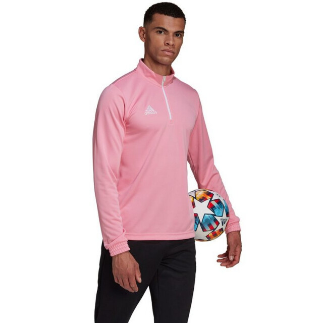Adidas Heren entrada 22 sweatshirt met halve rits UTPP1421_pink large Adidas Heren entrada 22 sweatshirt met halve rits UTPP1421_pink large
