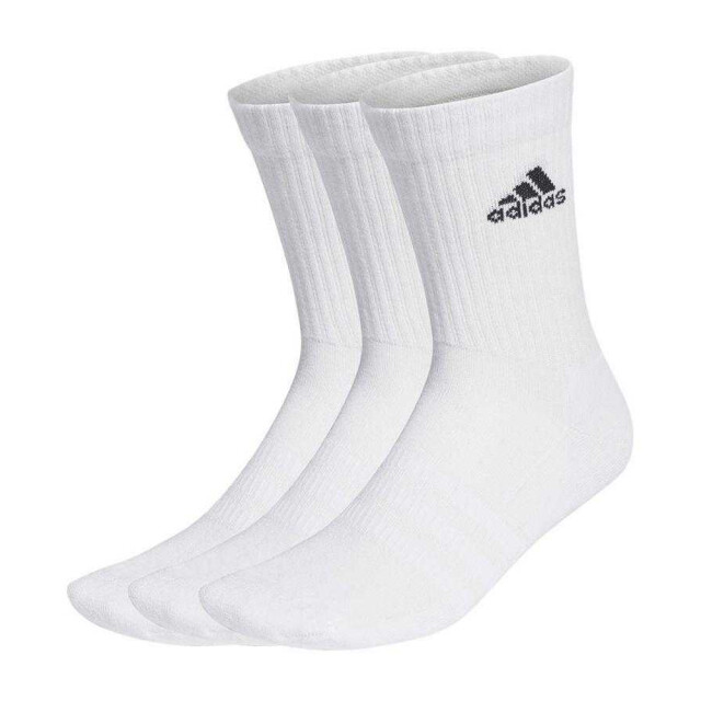 Adidas Unisex adult cushioned crew socks (pak van 3) UTPP1411_white large