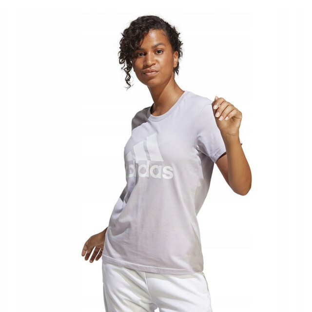 Adidas Dames groot logo t-shirt UTPP1210_greysilver large