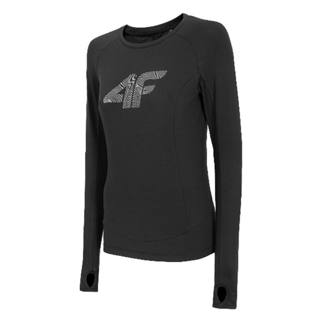 4F Dames functioneel t-shirt met lange mouwen UTPP1215_black large