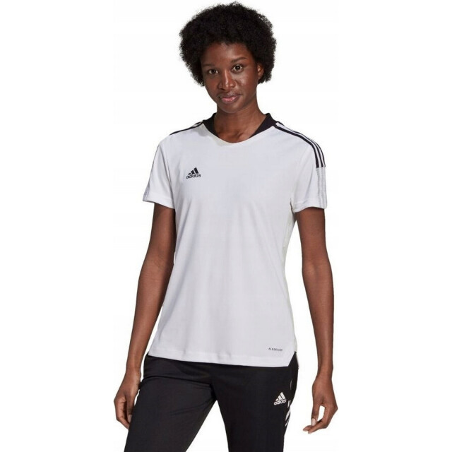 Adidas Dames tiro 21 t-shirt UTPP1168_white large