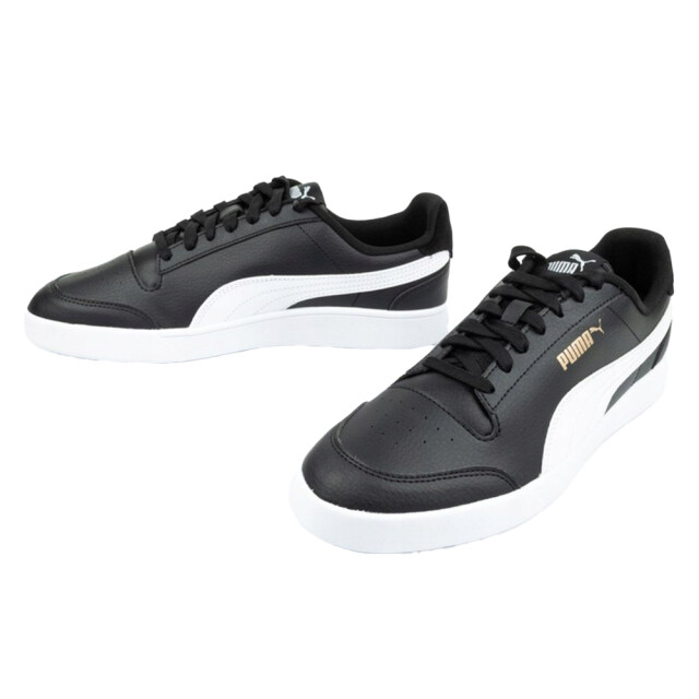 Puma Heren shuffle ecologisch leren trainers UTPP1240_black large