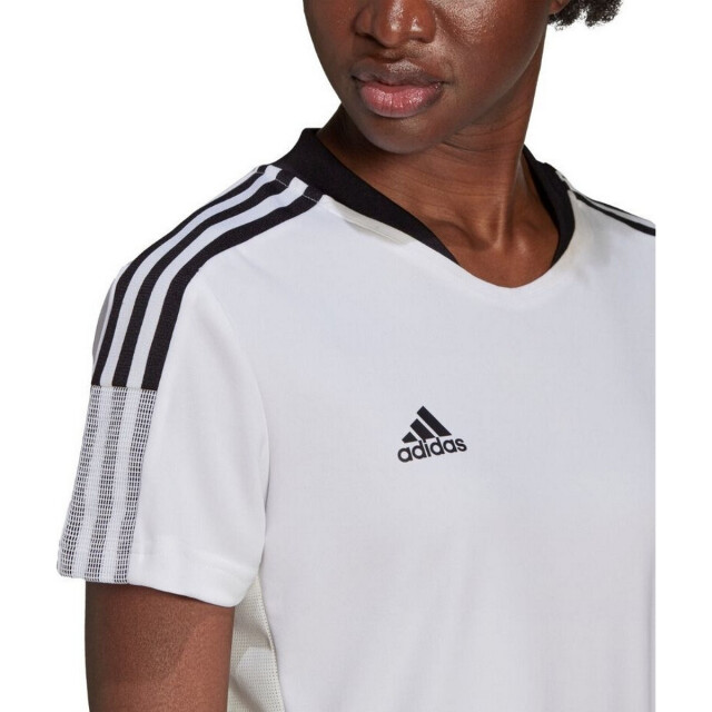 Adidas Dames tiro 21 t-shirt UTPP1168_white large