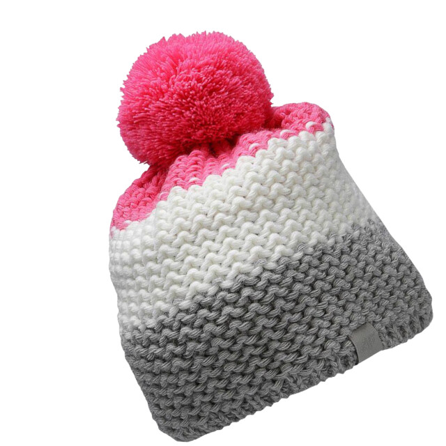 4F Kinder/kinder pom pom muts UTPP1101_pink large