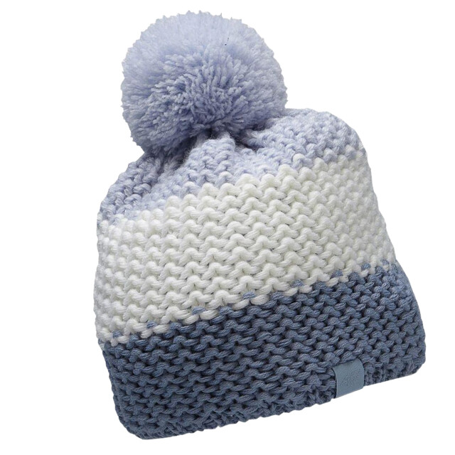 4F Kinder/kinder pom pom muts UTPP1101_blue large