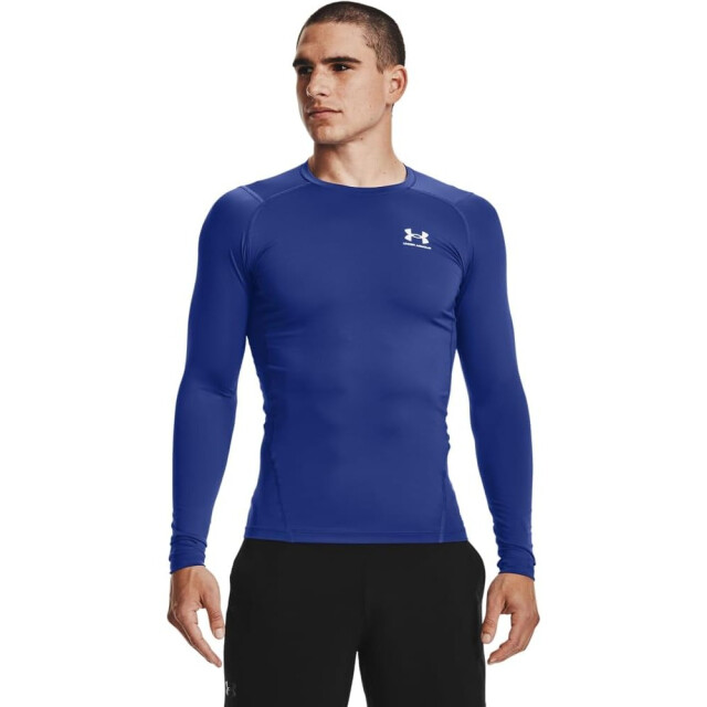 Under Armour Heren heatgear t-shirt met lange mouwen UTPP1040_blue large
