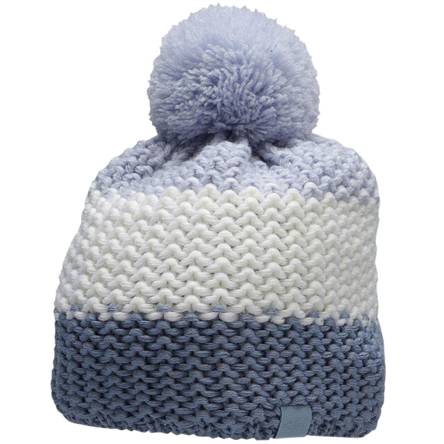 4F Kinder/kinder pom pom muts UTPP1101_blue large
