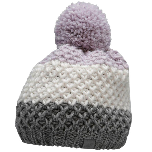 4F Kinder/kinder pom pom muts UTPP1101_violet large