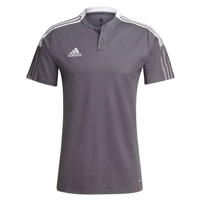 Adidas Heren tiro 21 poloshirt UTPP1017_greysilver large Adidas Heren tiro 21 poloshirt UTPP1017_greysilver large