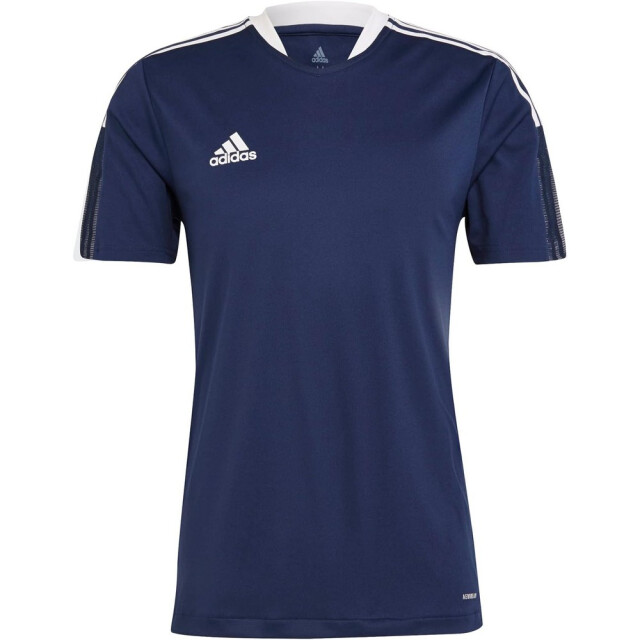 Adidas Heren tiro 21 t-shirt UTPP1055_navyblue large Adidas Heren tiro 21 t-shirt UTPP1055_navyblue large