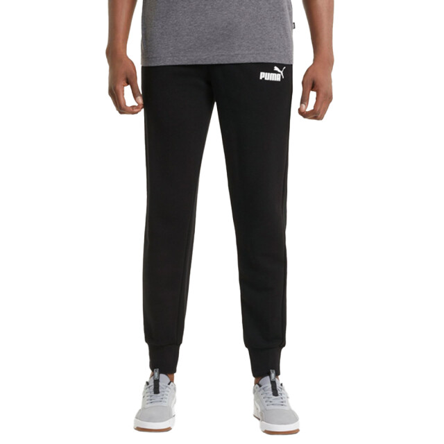 Puma Heren gebreide normale trainingsbroek met logo UTPP1000_black large