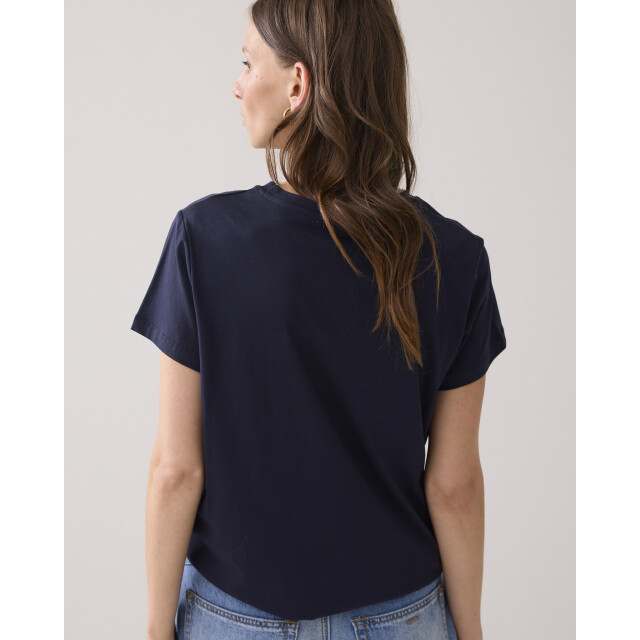 Summum 3s5185-30714 495 rhine stone logo tee midnightblue 3s5185-30714 495 large