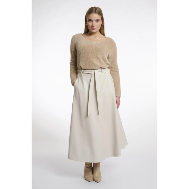 Rino & Pelle Chelsea.7502511 rino en pelle faux leather skirt birch Chelsea.7502511 Birch large