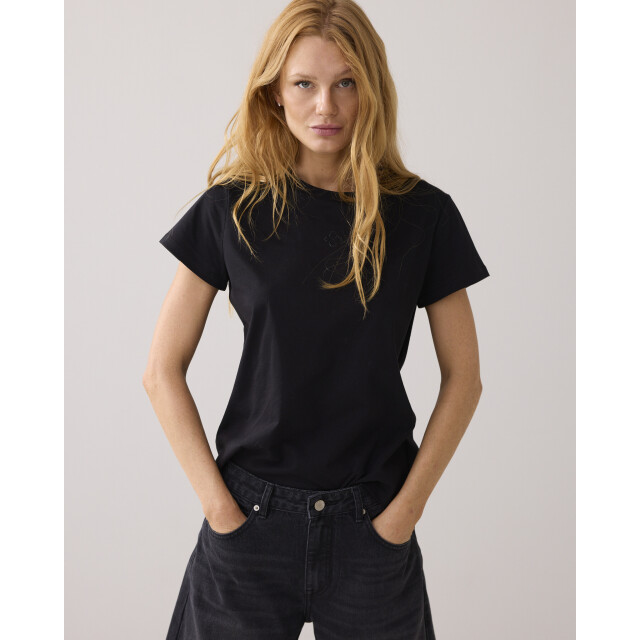 Summum 3s5185-30714 990 rhine stone logo tee black 3s5185-30714 990 large