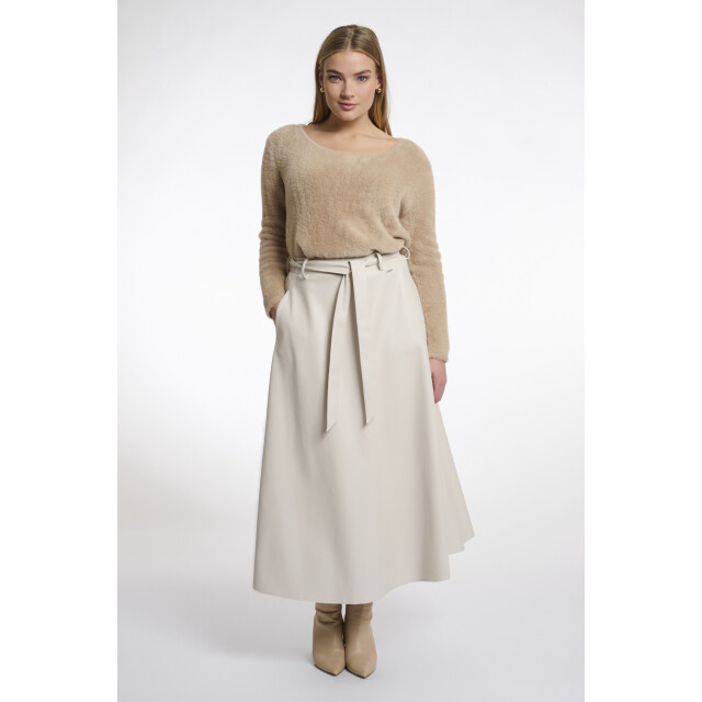 Rino & Pelle Chelsea.7502511 rino en pelle faux leather skirt birch Chelsea.7502511 Birch large