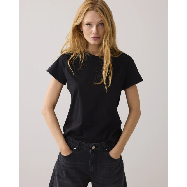 Summum 3s5185-30714 990 rhine stone logo tee black 3s5185-30714 990 large