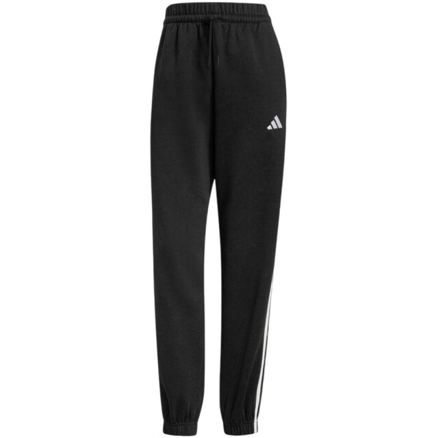 Adidas Dames essentials fleece 3 strepen loose fit joggingbroek UTPP4214_black large Adidas Dames essentials fleece 3 strepen loose fit joggingbroek UTPP4214_black large