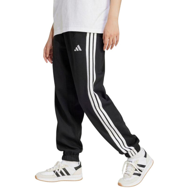 Adidas Dames essentials fleece 3 strepen loose fit joggingbroek UTPP4214_black large Adidas Dames essentials fleece 3 strepen loose fit joggingbroek UTPP4214_black large