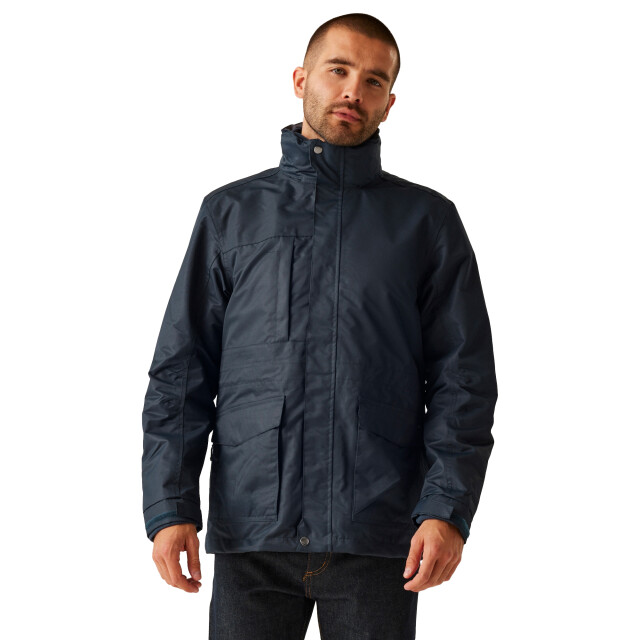Regatta Heren benson iii hooded jacket UTRG3742_greyblue large