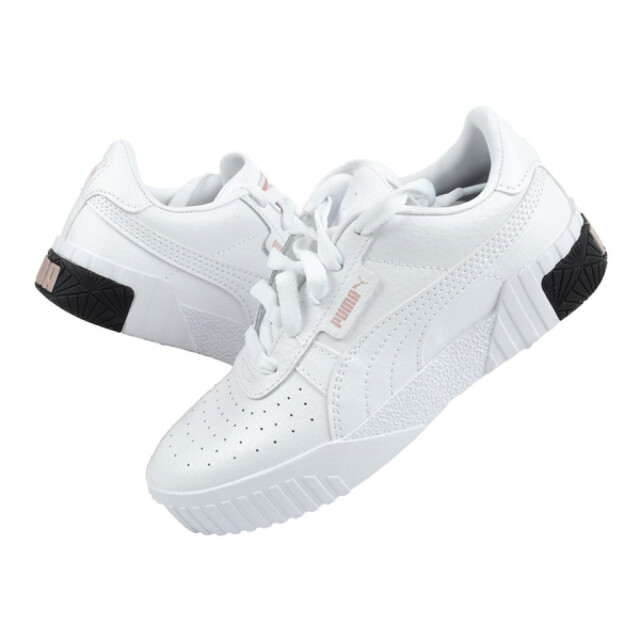 Puma Cali leren kinderschoenen UTPP1797_white large