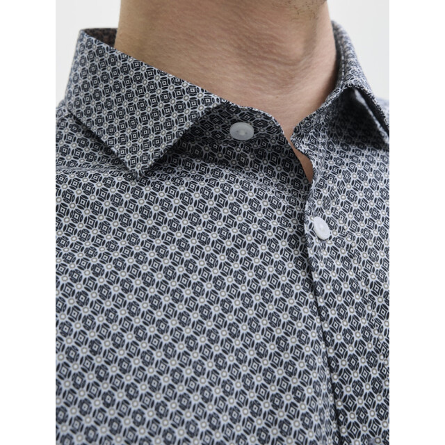 Jack & Jones Jprblablackpool stretch aop ls shirt sn dessin 5309.39.0014 large