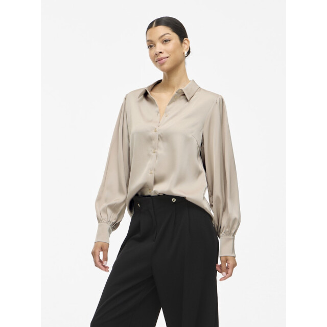 Vila Vienna ravenna ls balloon shirt noos beige 4309.05.0024 large