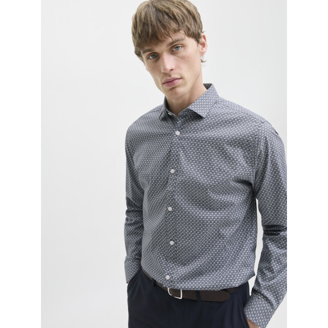 Jack & Jones Jprblablackpool stretch aop ls shirt sn dessin 5309.39.0014 large