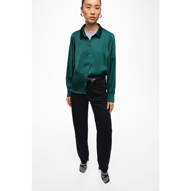 Vila Vienna ravenna ls balloon shirt noos donker 4309.27.0016 large