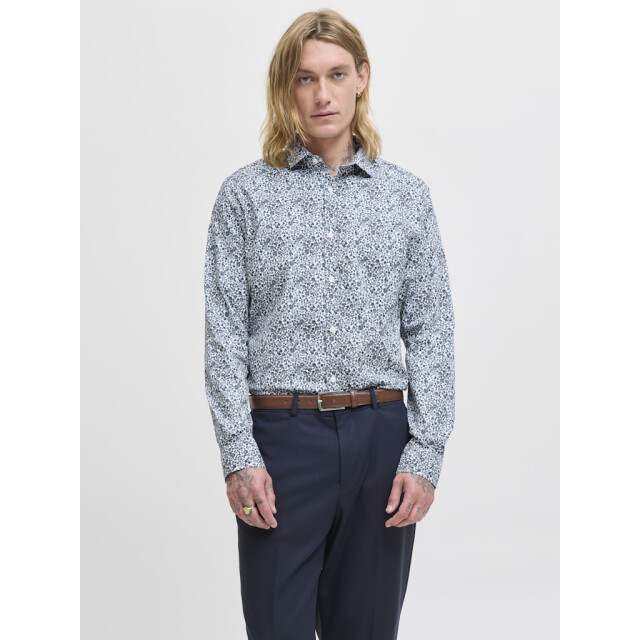 Jack & Jones Jprblablackpool stretch aop ls shirt sn dessin 5309.39.0015 large