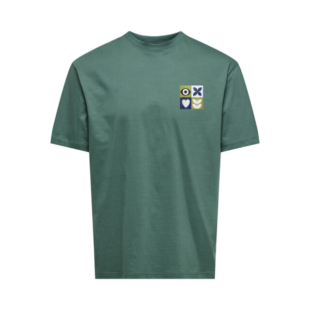 Only & Sons onsfred giroud rlx ss tee 22036984 mallard green 05011.369.0209 large