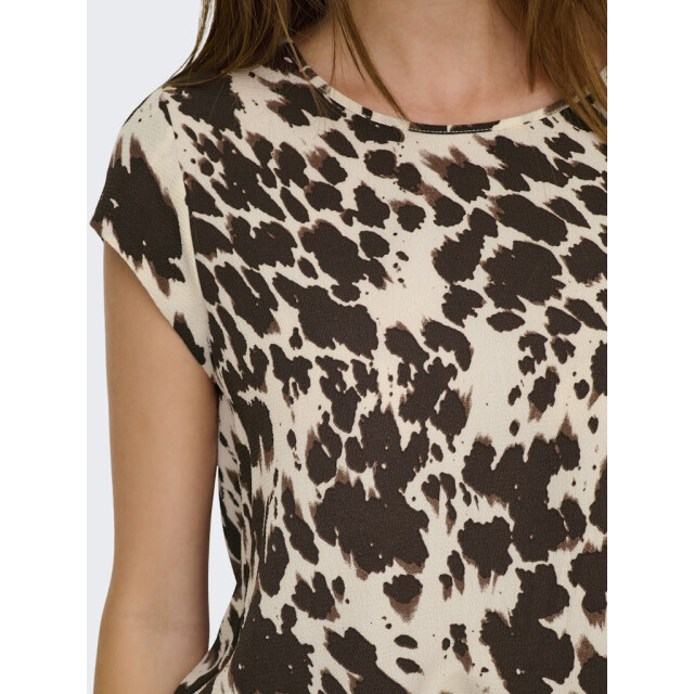Only onlvic s/s aop top noos wvn 15161116 splassed cow 06011.991.0112 large
