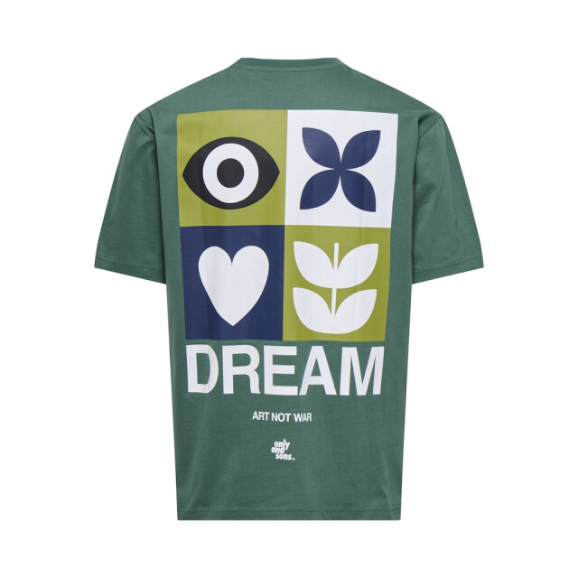 Only & Sons onsfred giroud rlx ss tee 22036984 mallard green 05011.369.0209 large