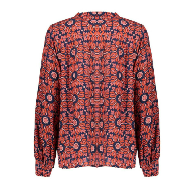 Geisha blouse print 53611-20 420 /blue 06615.620.0006 large