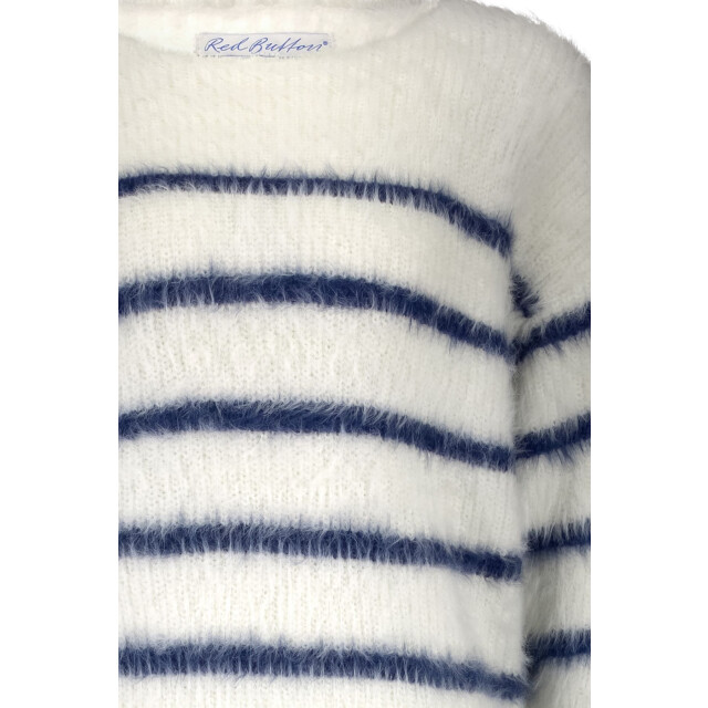 Red Button Fuzzy trui Fuzzy Trui Iindigo large Red Button Fuzzy trui Fuzzy Trui Iindigo large