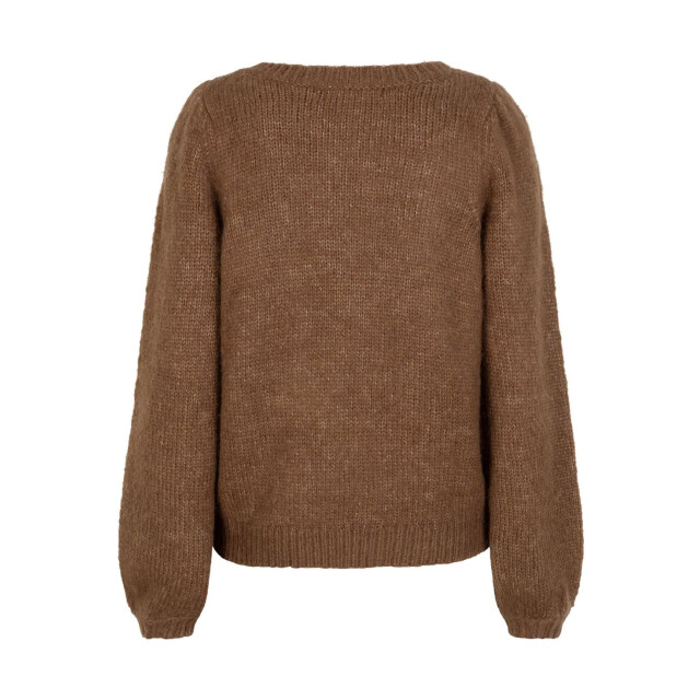 Red Button Sweater mid brown Sweater  Mid Brown large Red Button Sweater mid brown Sweater  Mid Brown large