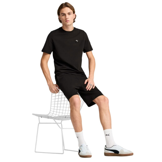 Puma Heren ess elevated t-shirt UTPP4971_black large