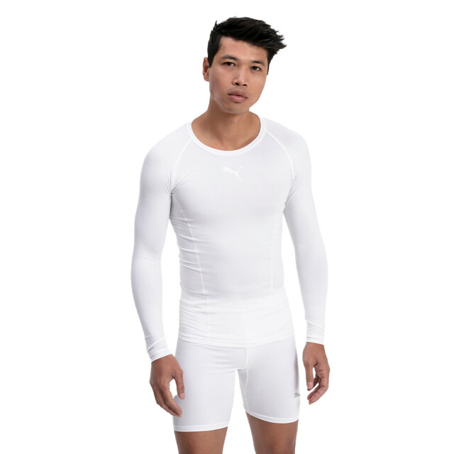 Puma Heren liga thermo top met lange mouwen UTPP4903_white large