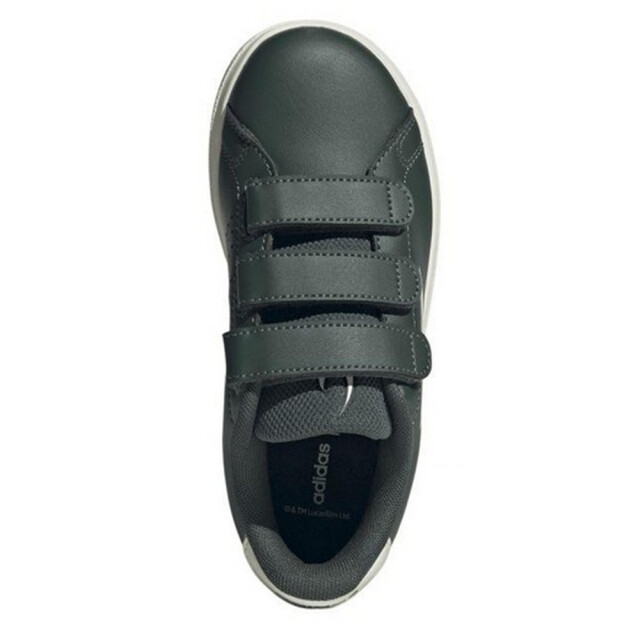 Adidas Kinderen/kinderen advantage cf star wars: de mandalorian ecologisch leren trainers UTPP5019_green large