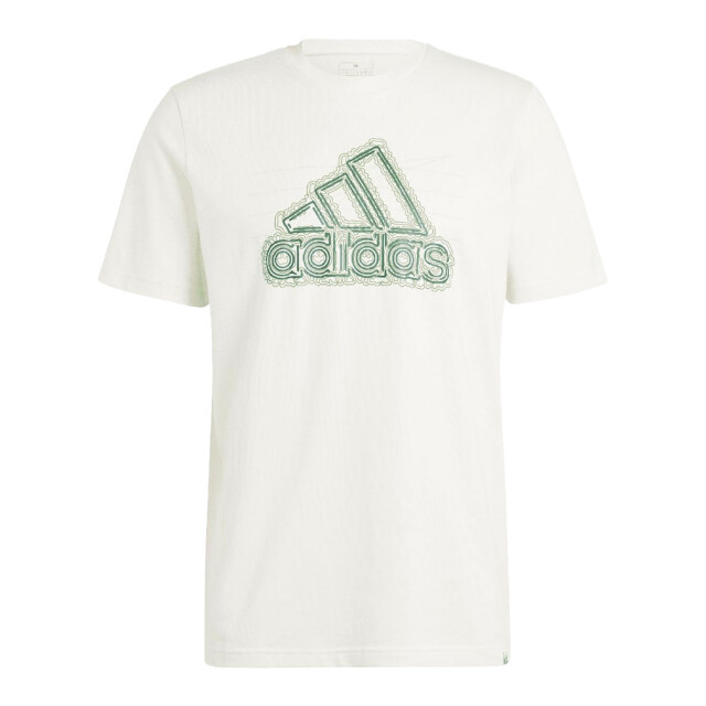 Adidas Heren groeibadge grafisch t-shirt UTPP3365_beige large