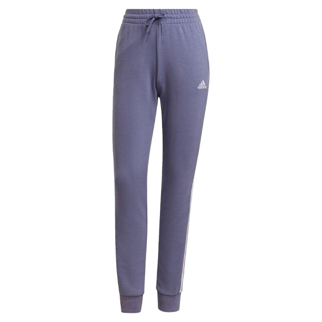 Adidas Dames essentials french terry 3 strepen joggingbroek UTPP770_violet large Adidas Dames essentials french terry 3 strepen joggingbroek UTPP770_violet large
