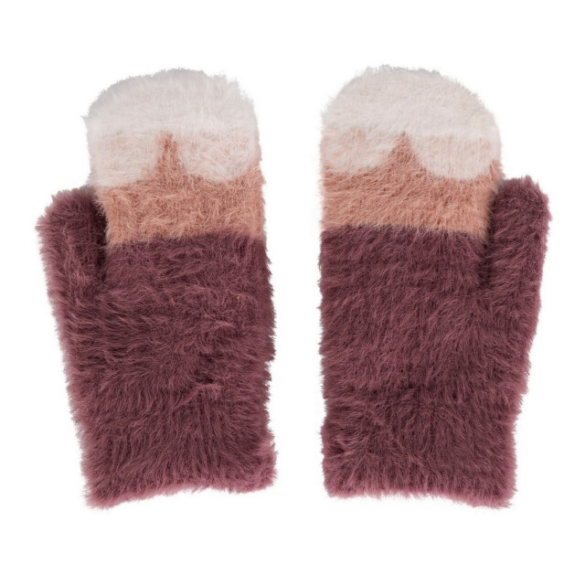 Trespass Kinderen/kinderen hillside gebreide wanten UTTP6156_rosetone large