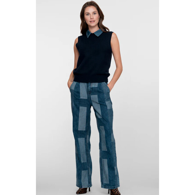 Geisha Jeans patchwork 51513-10 51513-10 large Geisha Jeans patchwork 51513-10 51513-10 large
