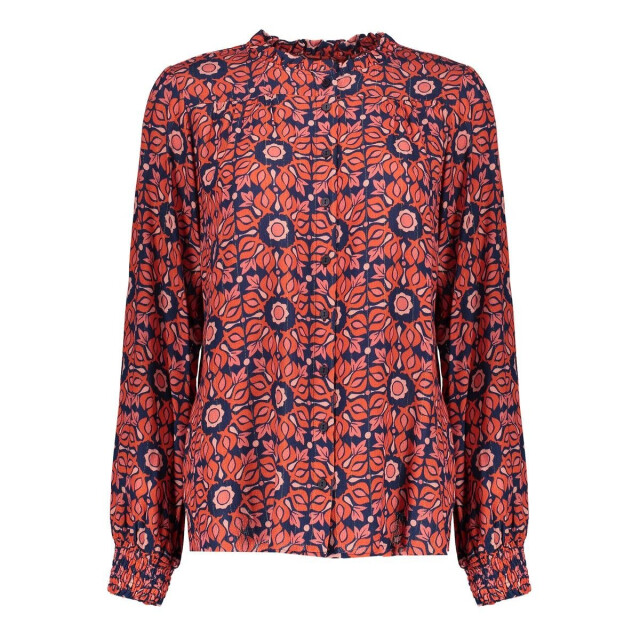 Geisha 53611-20 420 blouse print pink/blue 53611-20 420 large