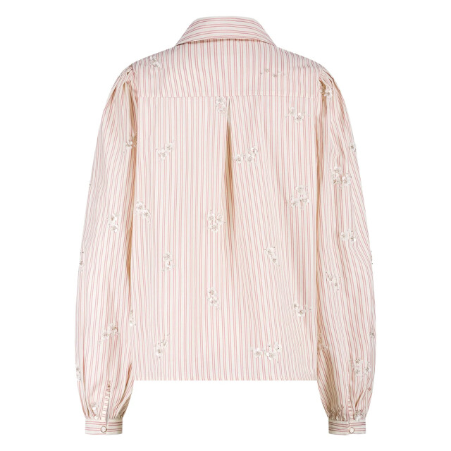 Nukus Nkf02096 287 jolies blouse stripe offwhite/dusty pink NKF02096  287 large