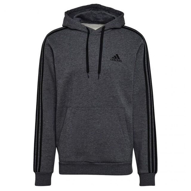 Adidas Heren essentials 3 stripes fleece hoodie UTPP1390_black large