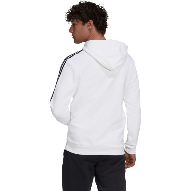 Adidas Heren essentials 3 stripes fleece hoodie UTPP1390_white large