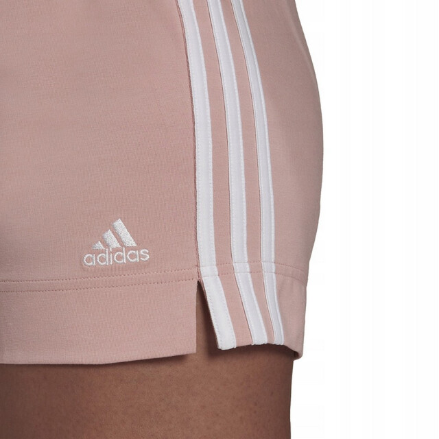 Adidas Dames essentials 3 streep shorts UTPP2015_whitepink large